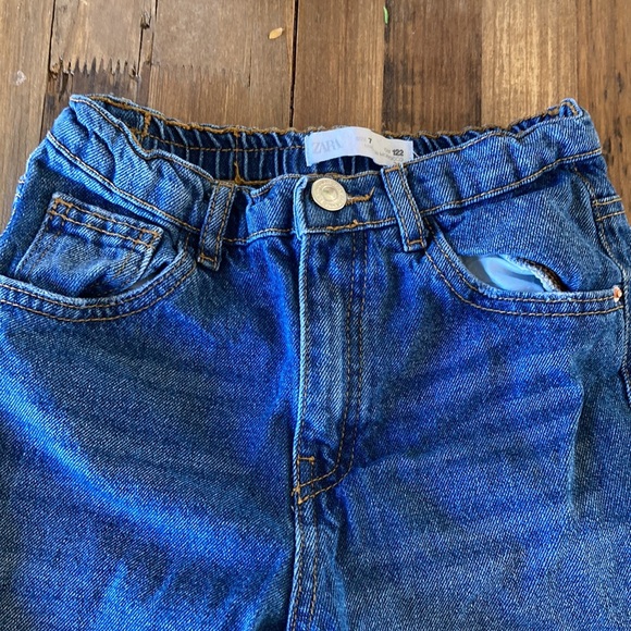 Zara Kids Denim Blue Jeans Size 7 - Picture 2 of 6
